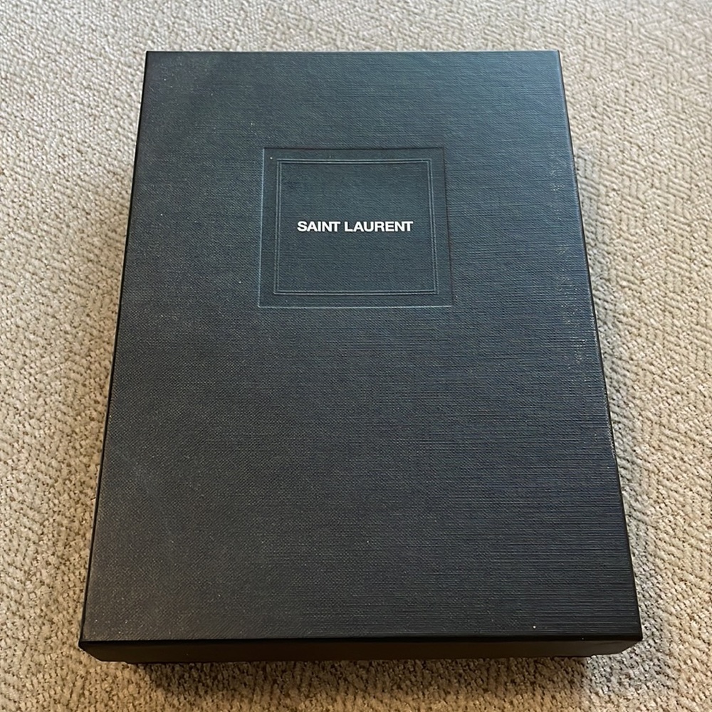 SAINT LAURENT MONOGRAM KATE CHAIN WALLET WITH TASSEL IN SMOOTH CALFSKIN - Picture 9 of 13